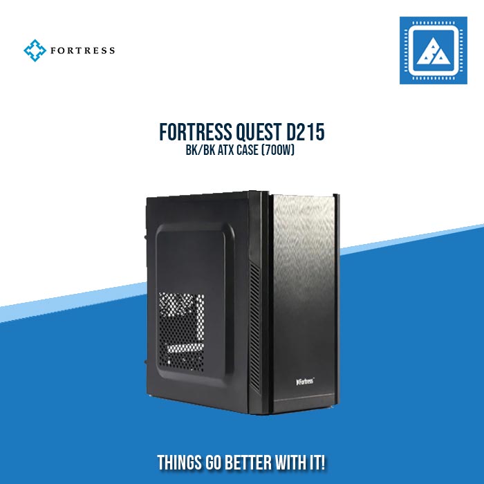 FORTRESS QUEST D215 BK/BK ATX CASE (700W) FORTRESS QUEST D215 BK/BK ATX CASE (700W)